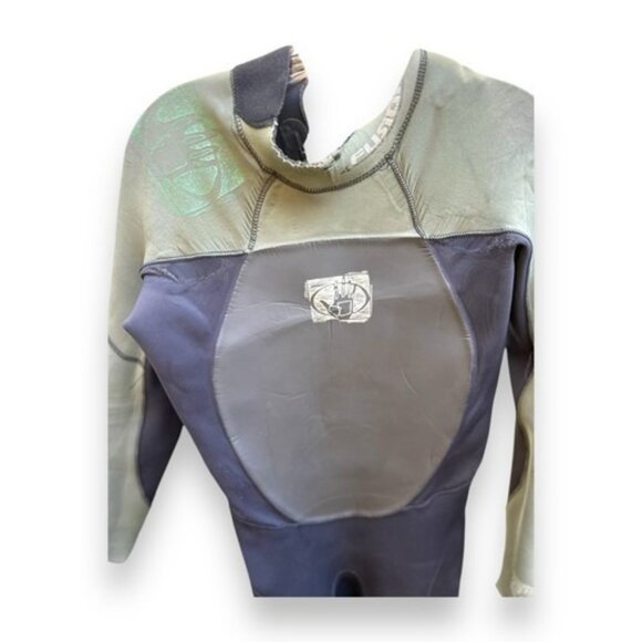 BODY GLOVE Men's PHOENIX Back-Zip Wetsuit Black Green Size ML - Picture 8 of 13